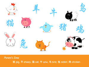 Learning Games in Chinese for kids | Animals
